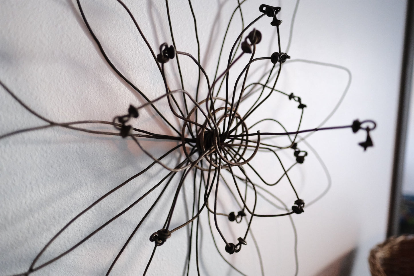 Antique Check Wire Flower