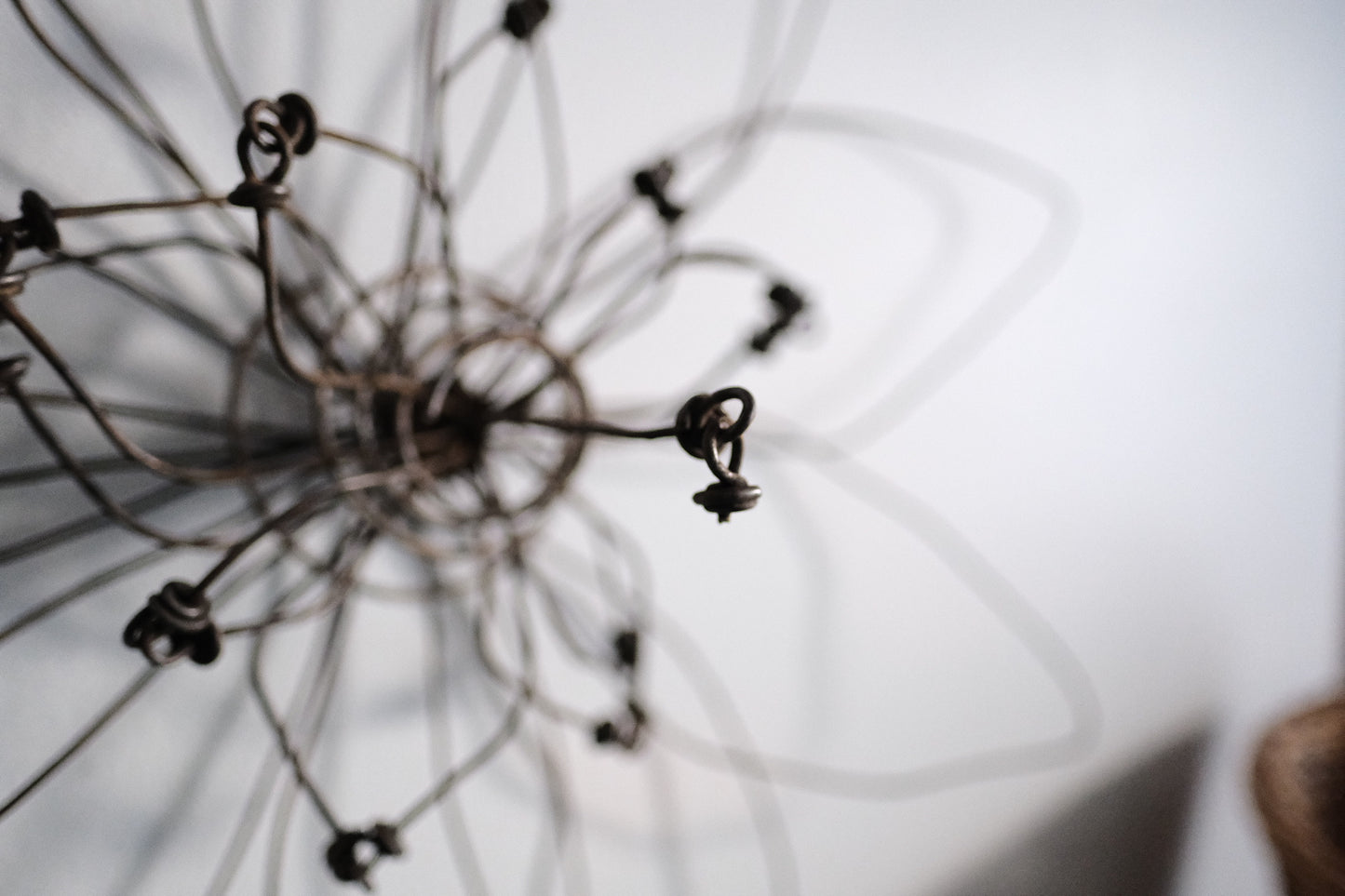 Antique Check Wire Flower