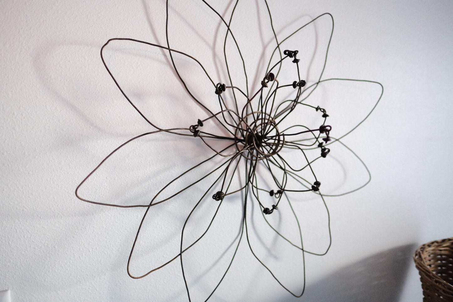 Antique Check Wire Flower