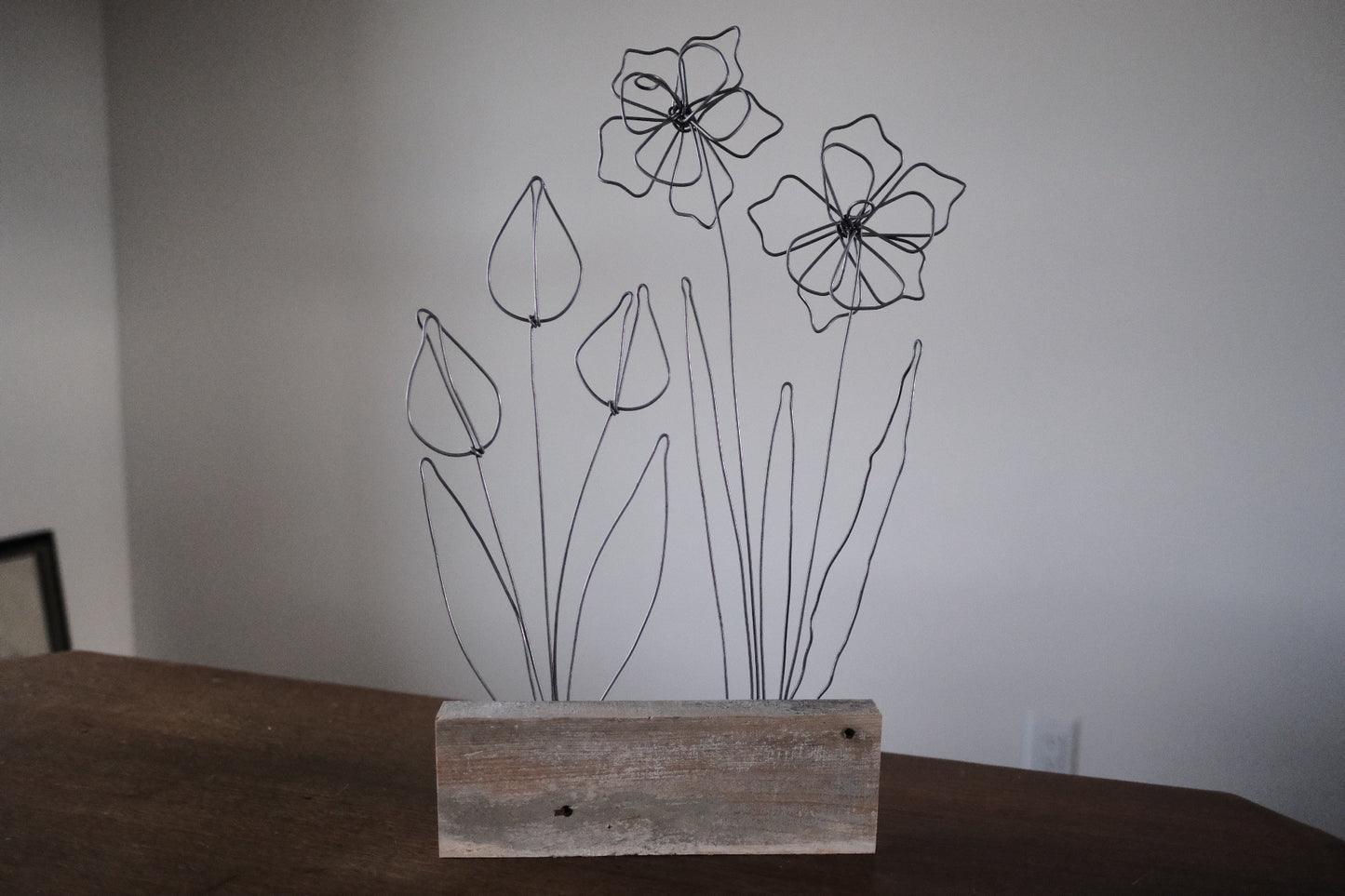 Tulip + Daffodil Antique Trim Arrangement