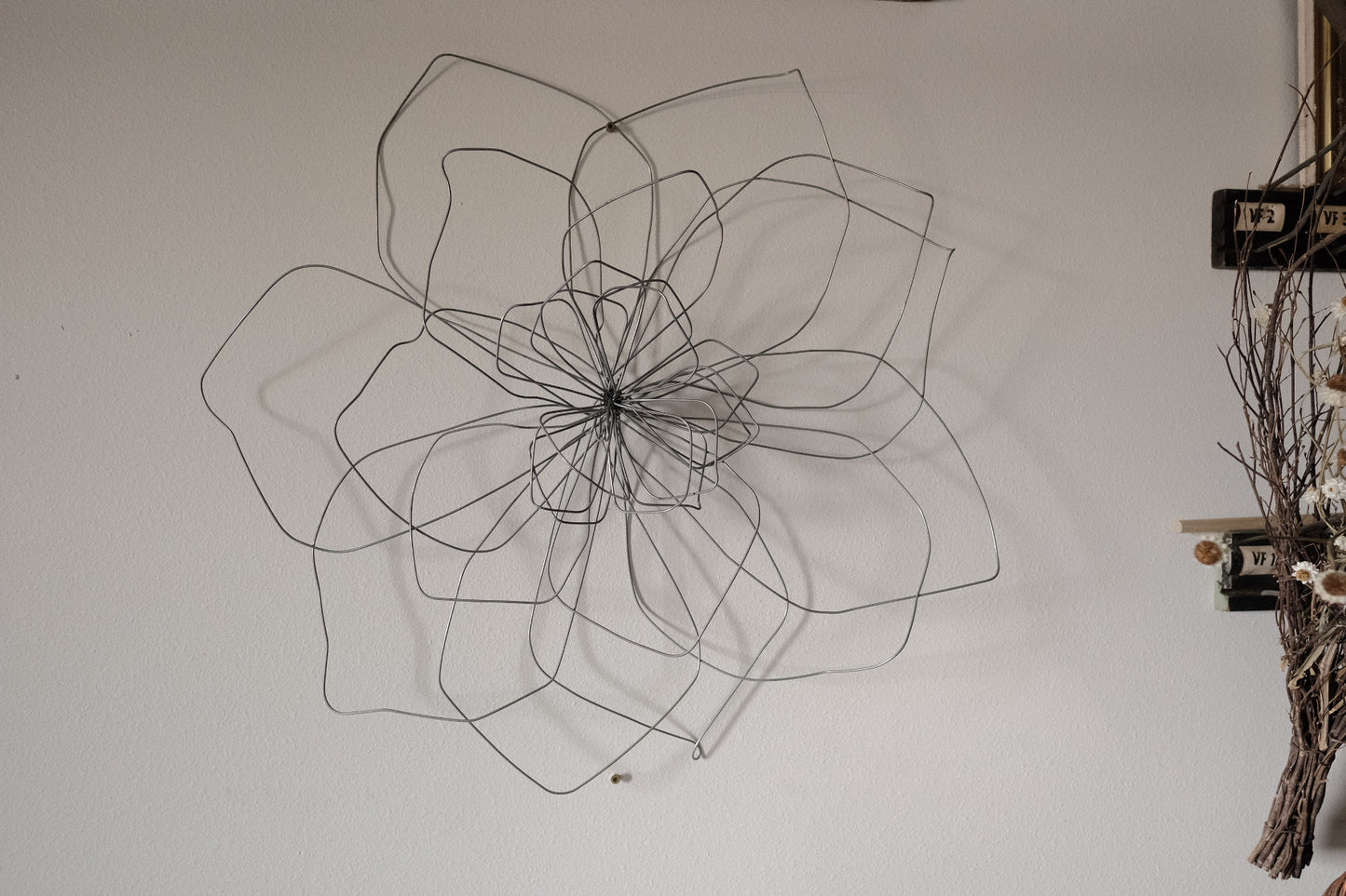 Large Double Wire Flower