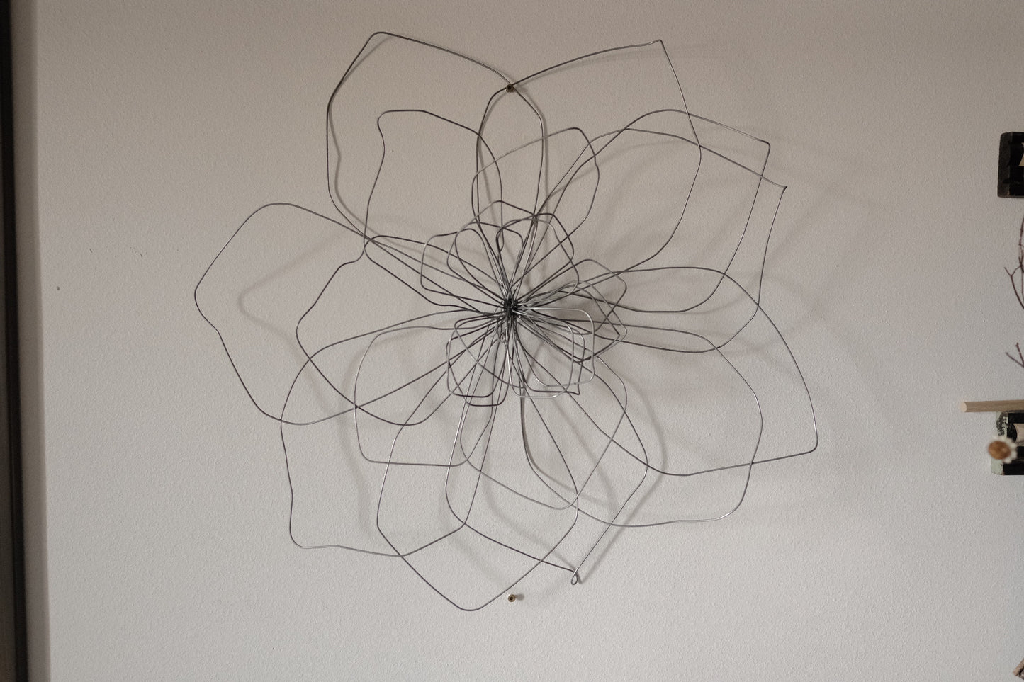 Large Double Wire Flower