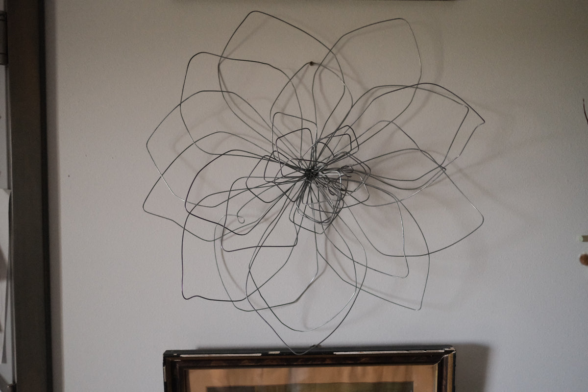 Large Double Wire Flower